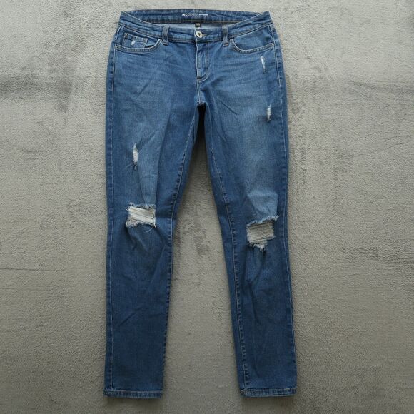 INC International Concepts Jeans Women's Size 4 Mid-Rise Boyfriend 30" Inseam - Picture 1 of 16